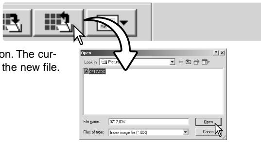KONICA MINOLTA DIMAGE SCAN 1.1 - Loading an index file - 1