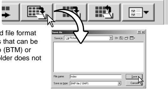 KONICA MINOLTA DIMAGE SCAN 1.1 - Saving the index thumbnails - 1