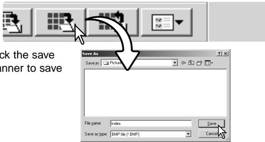KONICA MINOLTA DIMAGE SCAN 1.1 - Saving an index file - 1
