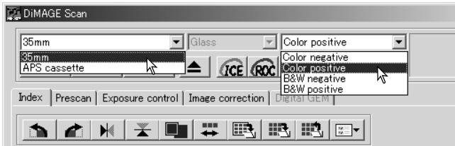 KONICA MINOLTA DIMAGE SCAN 1.1 - Scanner setup - 1