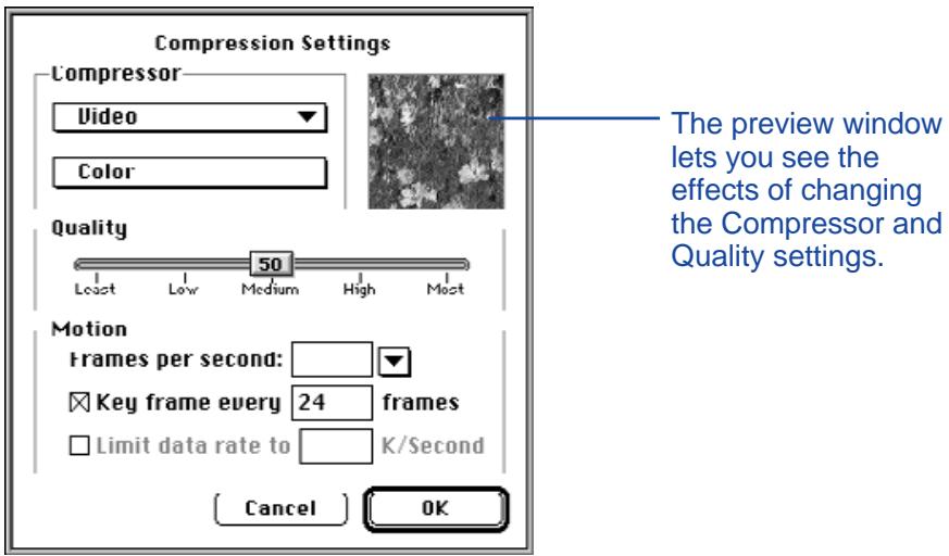 KONICA MINOLTA DIMAGE V SOFTWARE-MAC - RECOMPRESSING MOVIE FILES - 3