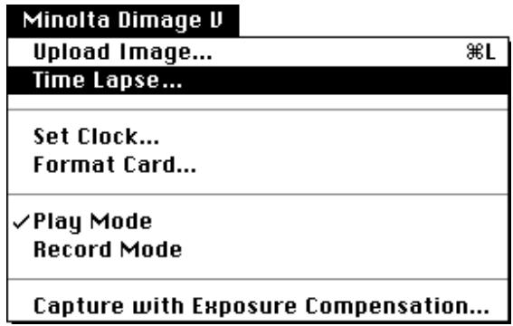 KONICA MINOLTA DIMAGE V SOFTWARE-MAC - CREATING TIME LAPSE MOVIES - 1