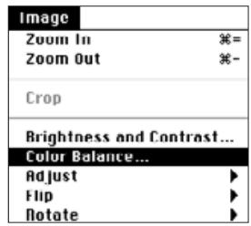 KONICA MINOLTA DIMAGE V SOFTWARE-MAC - ADJUSTING COLOR BALANCE - 1