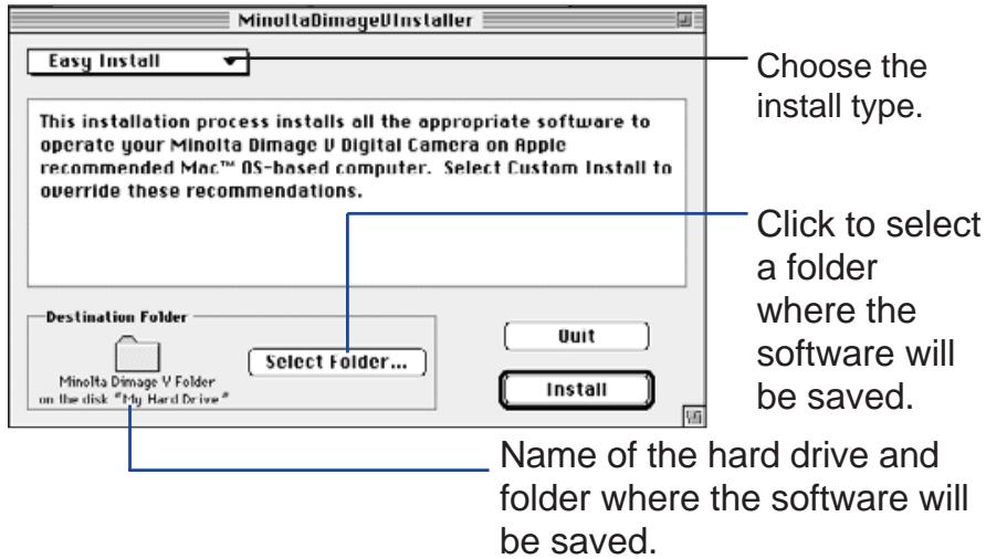 KONICA MINOLTA DIMAGE V SOFTWARE-MAC - WARNING - BEFORE INSTALLATION - 5