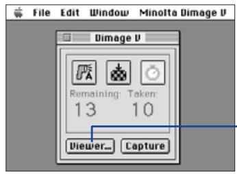 KONICA MINOLTA DIMAGE V SOFTWARE-MAC - To Display Camera Images: - 1