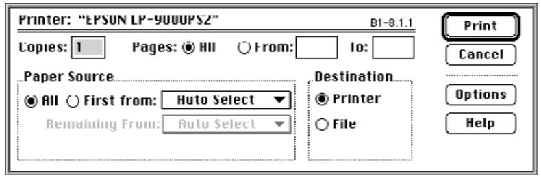 KONICA MINOLTA DIMAGE V SOFTWARE-MAC - Select Print... from the File menu. - 1