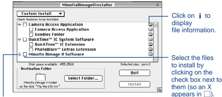KONICA MINOLTA DIMAGE V SOFTWARE-MAC - WARNING - BEFORE INSTALLATION - 6