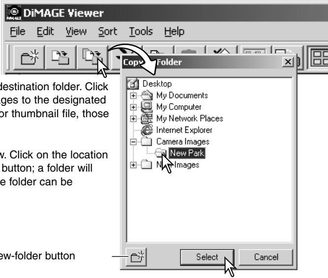 KONICA MINOLTA DIMAGE VIEWER VER2.2 - COPYING IMAGES TO ANOTHER FOLDER - 2