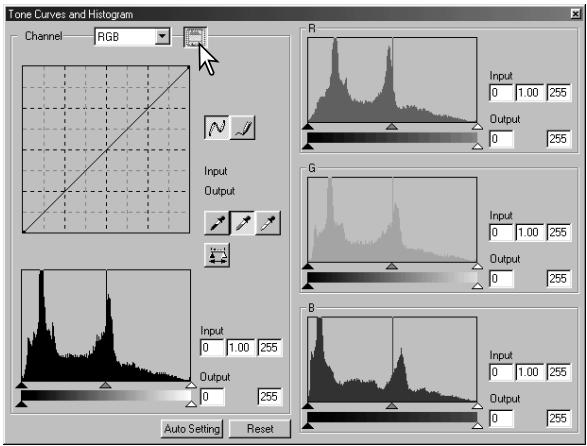 KONICA MINOLTA DIMAGE VIEWER VER2.2 - DISPLAYING THE COLOR HISTOGRAMS - 1