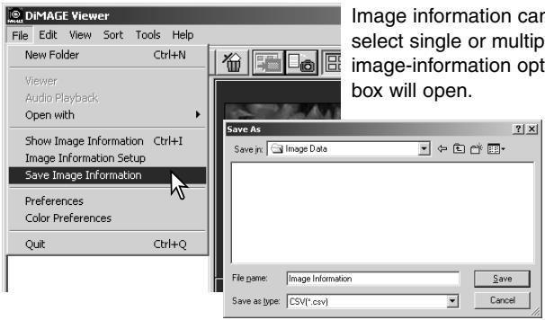 KONICA MINOLTA DIMAGE VIEWER VER2.2 - DISPLAYING AND SAVING IMAGE INFORMATION - 2