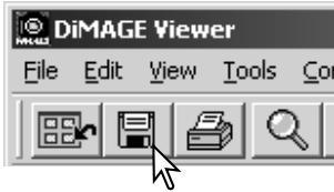 KONICA MINOLTA DIMAGE VIEWER VER2.2 - SAVING AN IMAGE - 1