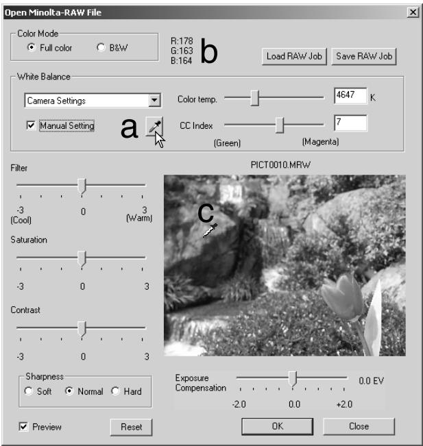 KONICA MINOLTA DIMAGE VIEWER VER2.2 - PROCESSING RAW IMAGES - 1