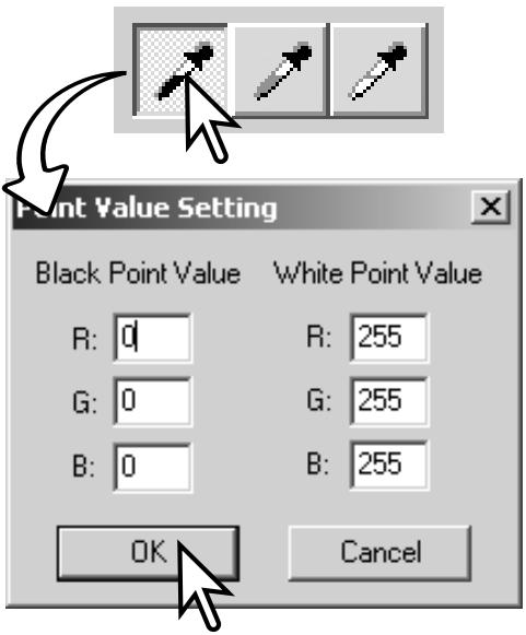 KONICA MINOLTA DIMAGE VIEWER VER2.2 - SETTING THE WHITE AND BLACK-POINT VALUES - 1