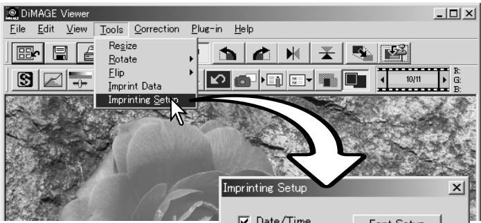 KONICA MINOLTA DIMAGE VIEWER VER2.2 - DATA IMPRINTING - 1