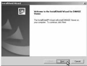 KONICA MINOLTA DIMAGE VIEWER VER2.3 - INSTALLING THE DIMAGE VIEWER - WINDOWS - 3