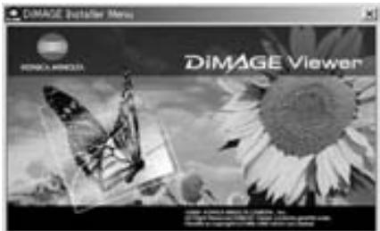 KONICA MINOLTA DIMAGE VIEWER VER2.3 - INSTALLING THE DIMAGE VIEWER - WINDOWS - 1