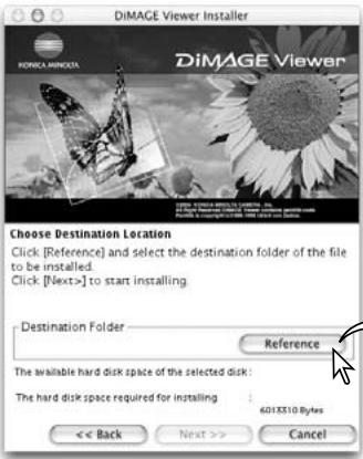 KONICA MINOLTA DIMAGE VIEWER VER2.3 - INSTALLING THE DIMAGE VIEWER - MACINTOSH - 4