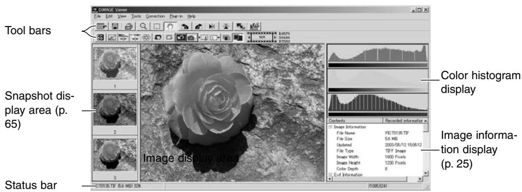 KONICA MINOLTA DIMAGE VIEWER VER2.3 - IMAGE-CORRECTION WINDOW - 1