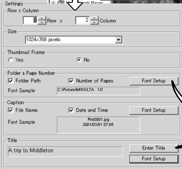 KONICA MINOLTA DIMAGE VIEWER VER2.3 - CREATING AN INDEX SHEET - 3