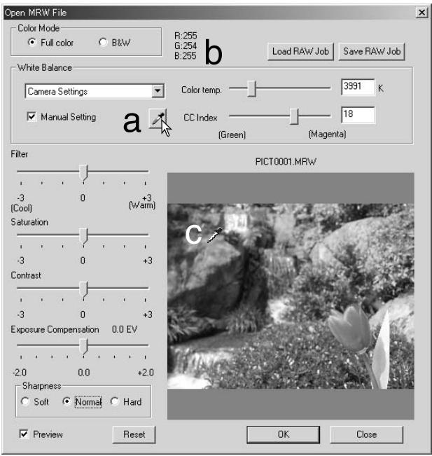 KONICA MINOLTA DIMAGE VIEWER VER2.3 - PROCESSING RAW IMAGES - 1