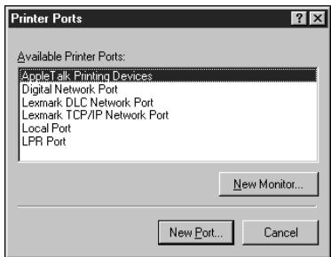 KONICA MINOLTA FIERY X2E FOR CF910 - Completing the Windows NT 4.0 TCP/IP connection - 2