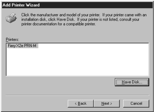 KONICA MINOLTA FIERY X2E FOR CF910 - Setting up PostScript printing with Windows NT 4.0 - 6