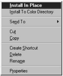 KONICA MINOLTA FIERY X2E FOR CF910 - TO INSTALL THE ICM PROFILE: - 1