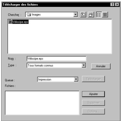 KONICA MINOLTA FIERY X3E FOR CF2001/CF1501 - Choisissez Télecharger dans le menu Fichier ou cliquez sur le bouton Télecharger. - 1