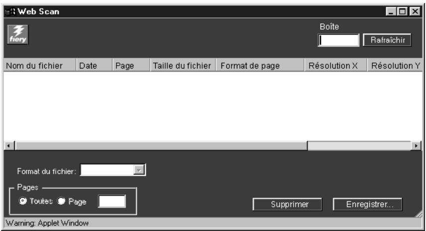 KONICA MINOLTA FIERY X3E FOR CF2001/CF1501 - DéCHARGEMENT D'IMAGES NUMÉRISÉES AVEC LE WEBTOOL WEBSCAN : - 1