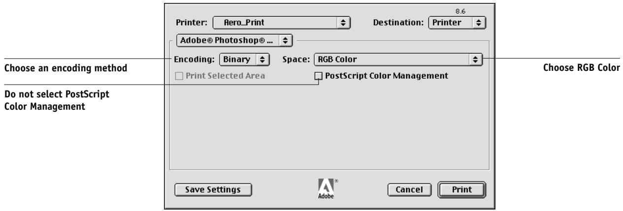 KONICA MINOLTA FIERY X3E FOR CF9001 (VER.2.0) - Choose an encoding method. - 1