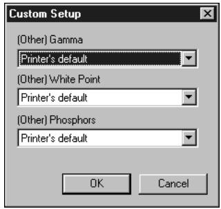 KONICA MINOLTA FIERY X3E FOR CF9001 (VER.2.0) - Specify custom RGB source settings (see page 1-6). - 1