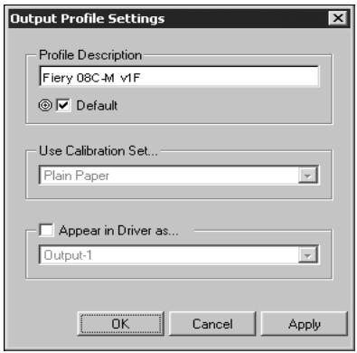 KONICA MINOLTA FIERY X3E FOR CF9001 (VER.2.0) - Start ColorWise Pro Tools and click Profile Manager. - 3
