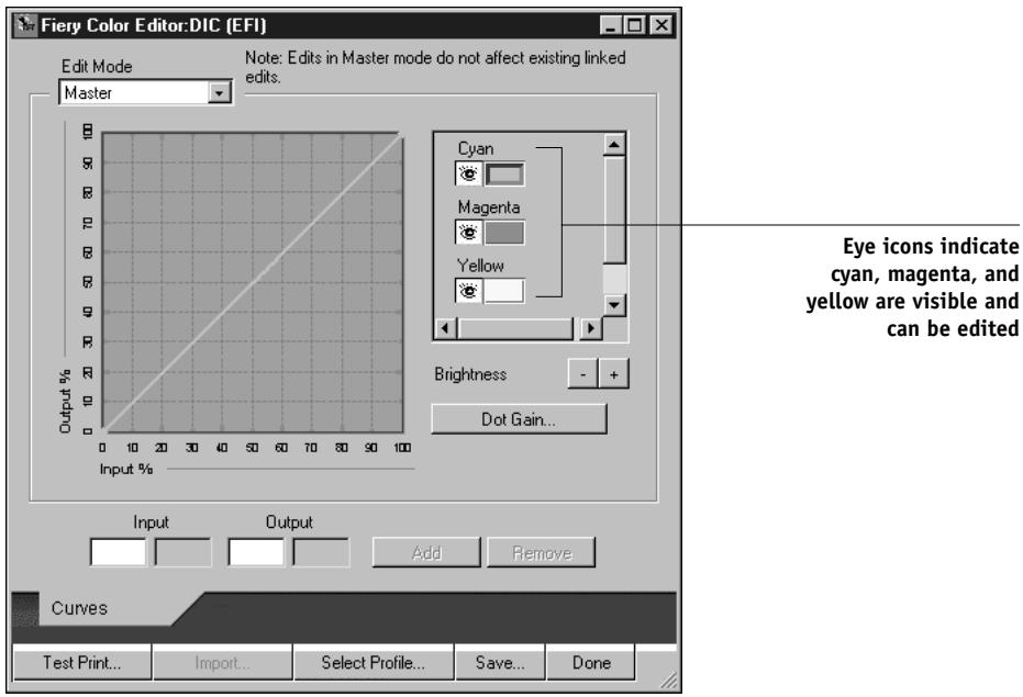 KONICA MINOLTA FIERY X3E FOR CF9001 (VER.2.0) - TO EDIT A SIMULATION PROFILE IN MASTER MODE OR AN OUTPUT PROFILE IN CUSTOM MODE - 2