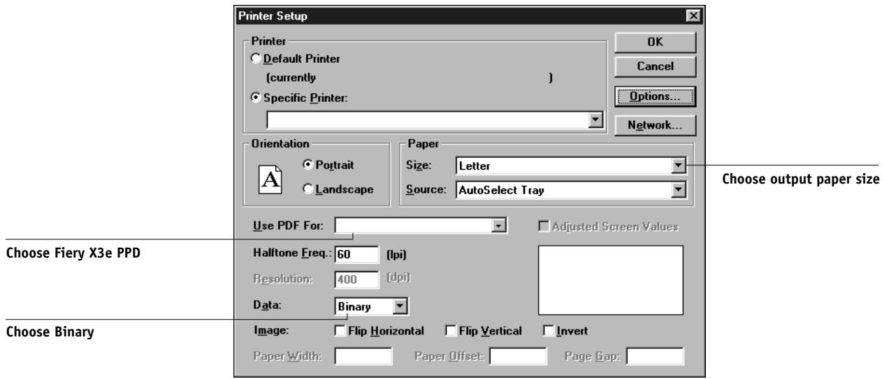 KONICA MINOLTA FIERY X3E FOR CF9001 (VER.2.0) - To select PRINT OPTIONS IN QUARKXPRESS 3.32 - 2