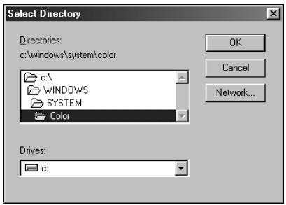 KONICA MINOLTA FIERY X3E FOR CF9001 (VER.2.0) - If the desired profile does not appear, click Browse to go to a different directory. - 1