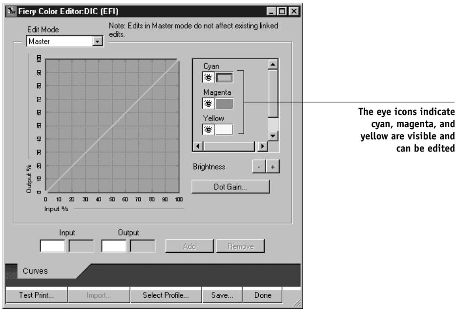 KONICA MINOLTA FIERY X4 FOR CF910 - TO EDIT A SIMULATION PROFILE IN MASTER MODE OR AN OUTPUT PROFILE IN CUSTOM MODE: - 2