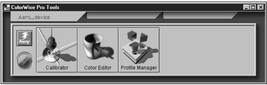 KONICA MINOLTA FIERY X4 FOR CF910 - Launch ColorWise Pro Tools and connect to the Fiery X4. - 1