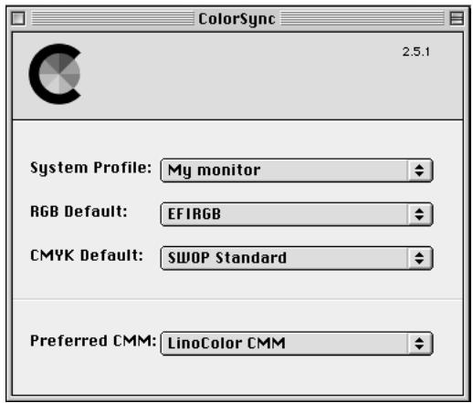 KONICA MINOLTA FIERY X4 FOR CF910 - ColorSync defaults - 1