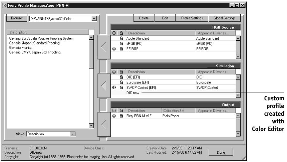 KONICA MINOLTA FIERY X4 FOR CF910 - Launch ColorWise Pro Tools and click Profile Manager. - 1