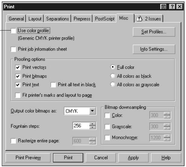 KONICA MINOLTA FIERY X4 FOR CF910 - Selecting options when printing - 2