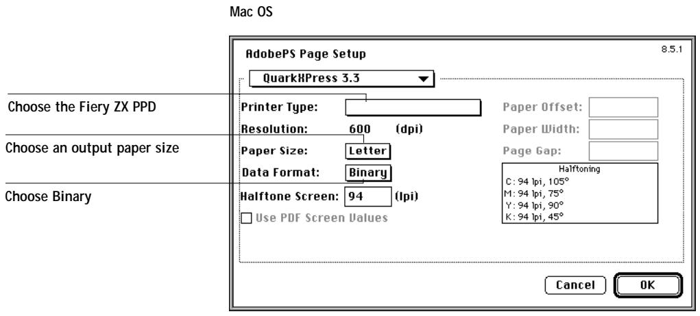 KONICA MINOLTA FIERY ZX-2100 FOR CF910 - Selecting options when printing - 2