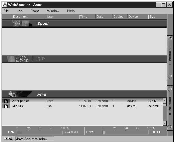KONICA MINOLTA FIERY ZX-2100 FOR CF910 - TO ACCESS THE FIERY WEBSPPOOLER WINDOW: - 1