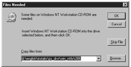 KONICA MINOLTA FIERY ZX-2100 FOR CF910 - Setting up PostScript printing with Windows NT 4.0 - 10