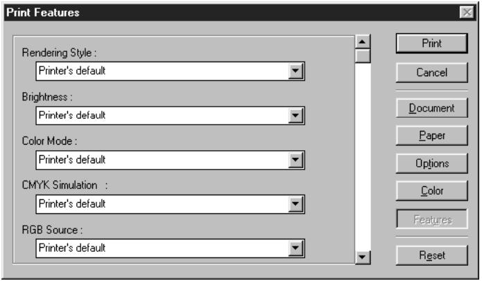 KONICA MINOLTA FIERY ZX-3300 FOR CF910 - Selecting options when printing - 3