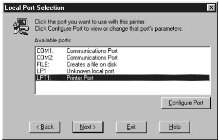 KONICA MINOLTA FIERY ZX-3300 FOR CF910 - Setting up PostScript printing with Windows 95 - 4