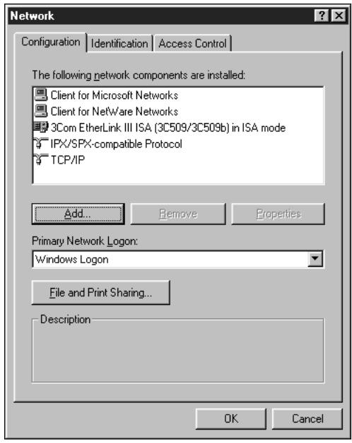 KONICA MINOLTA FIERY ZX-3300 FOR CF910 - TO SET UP IPX/SPX PRINTING: - 1