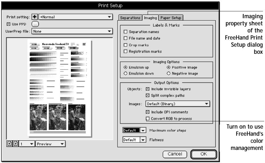 KONICA MINOLTA FIERY ZX-3300 FOR CF910 - For advanced users: Using FreeHand color management - 2