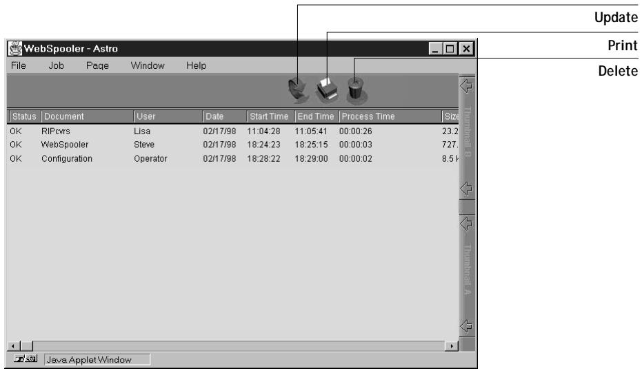 KONICA MINOLTA FIERY ZX-3300 FOR CF910 - Using the Job Log - 2