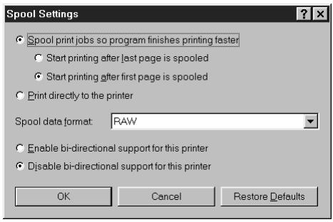 KONICA MINOLTA FIERY ZX-3300 FOR CF910 - Completing the Windows 95 parallel port connection - 1