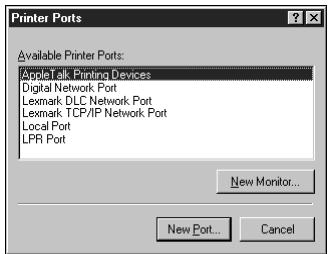KONICA MINOLTA FIERY ZX-3300 FOR CF910 - Completing the Windows NT 4.0 parallel port connection - 1